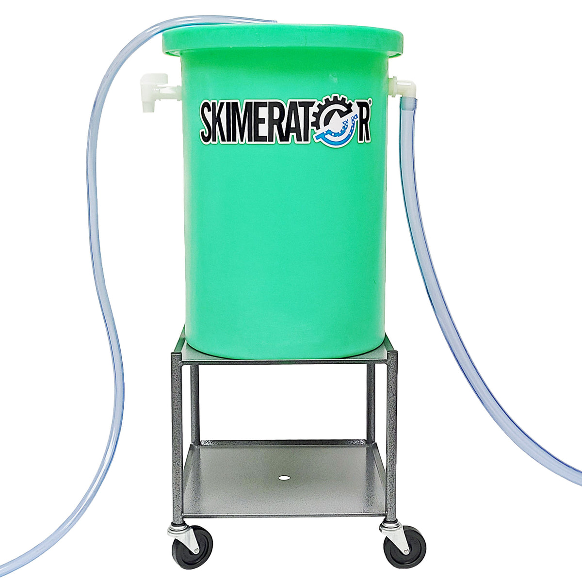 Skimerator square reservoir stand with wheels – alternate view 4