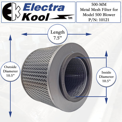 Electra-Kool Model 500 metal mesh replacement filter