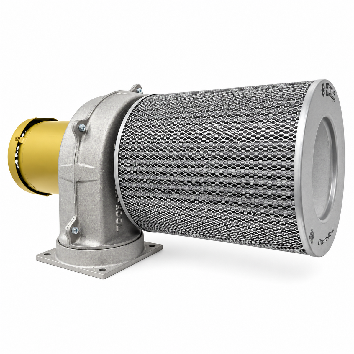 Electra-Kool Model 1000 filtered blower with metal mesh filter alternate view