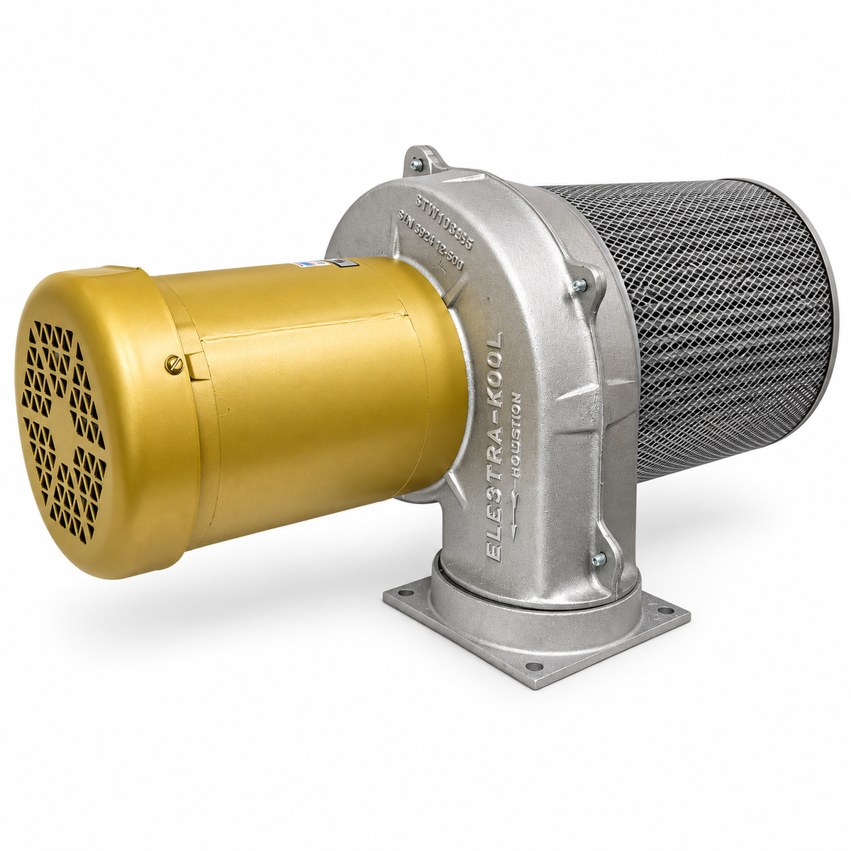 Electra-Kool Model 1000 filtered blower with metal mesh filter alternate view