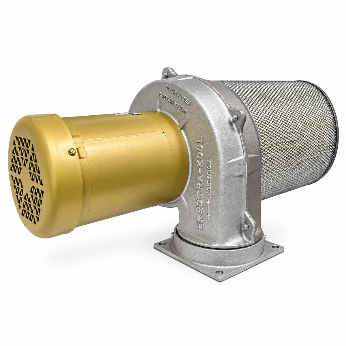 Electra-Kool Model 1000 filtered blower with pleated paper filter alternate view