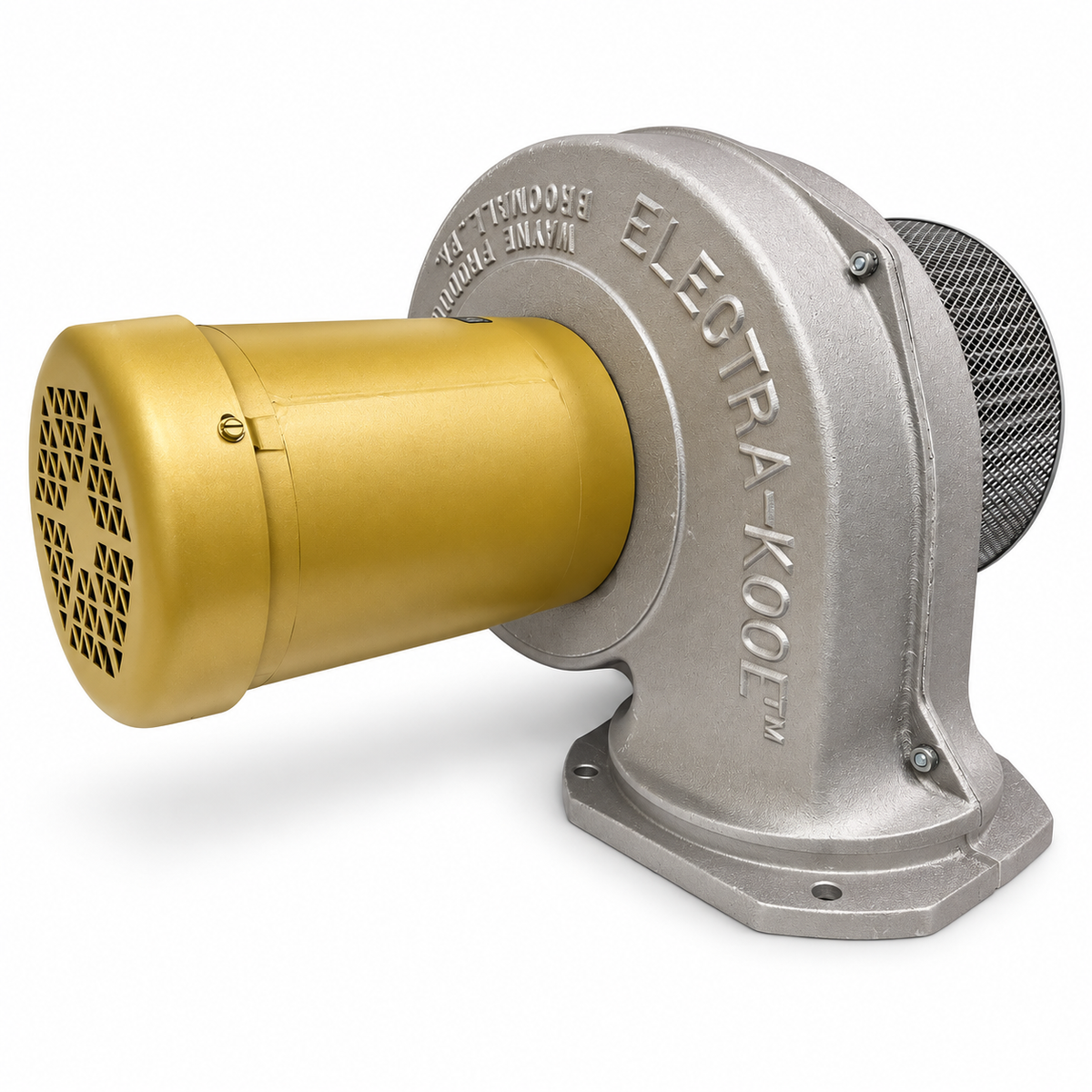 Electra-Kool Model 1400 filtered blower with metal mesh filter alternate view