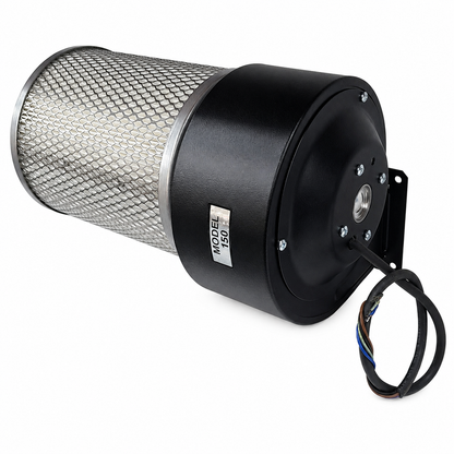 Electra-Kool Model 150 filtered blower with pleated paper filter – alternate view 2