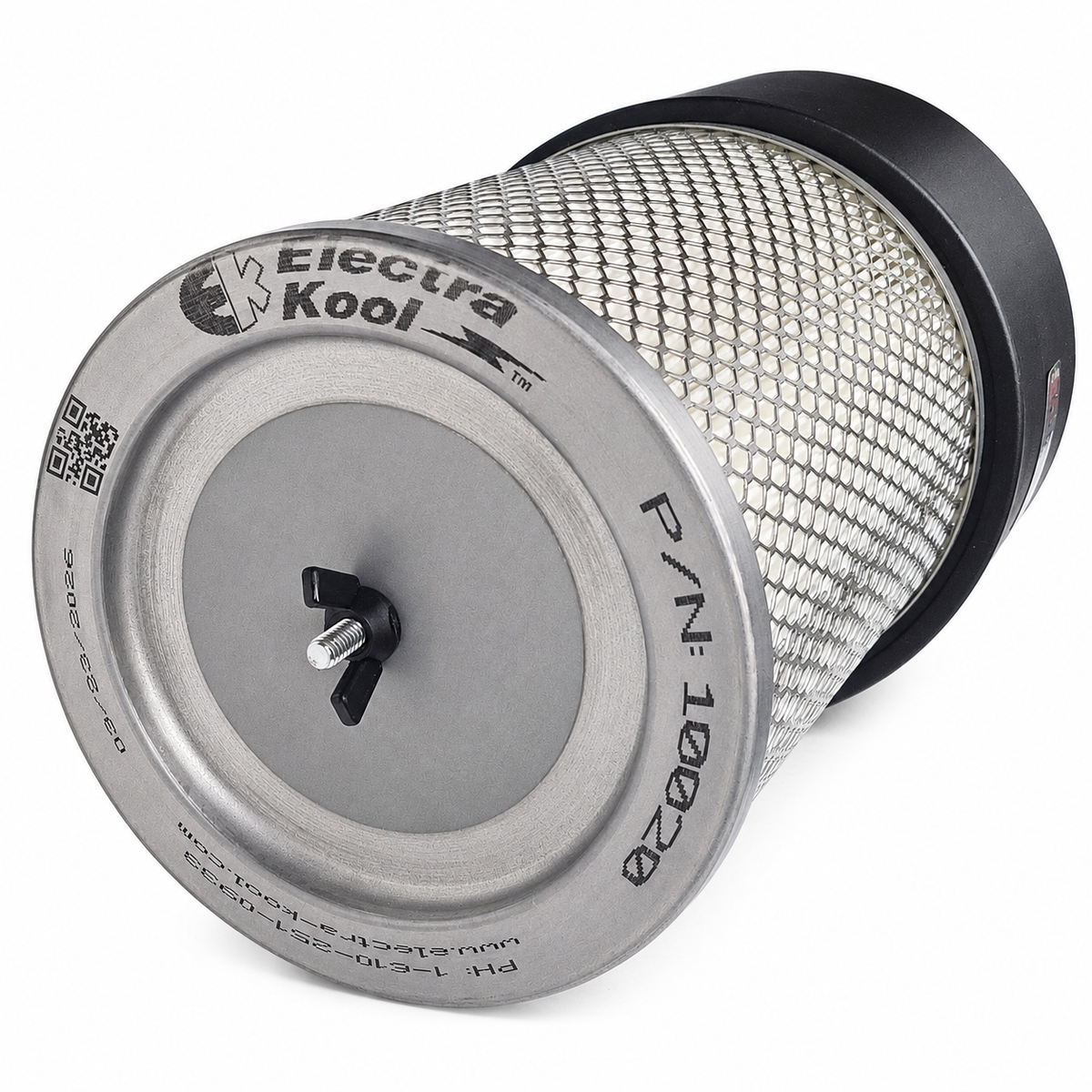 Electra-Kool Model 150 filtered blower with pleated paper filter – alternate view 3