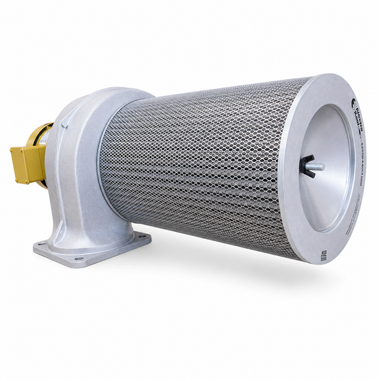 Electra-Kool Model 2000 filtered blower with metal mesh filter alternate view