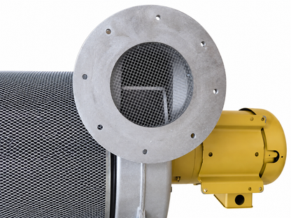 Electra-Kool Model 3000 filtered blower with metal mesh filter alternate view