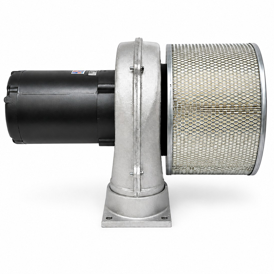 Electra-Kool Model 500 filtered blower with pleated paper filter