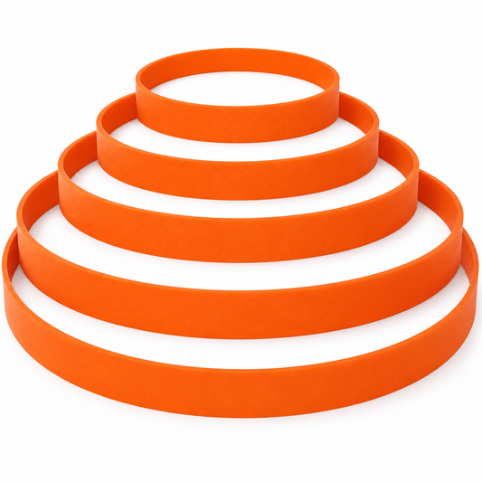 Mini-Skimmer flat polyurethane replacement belt size options