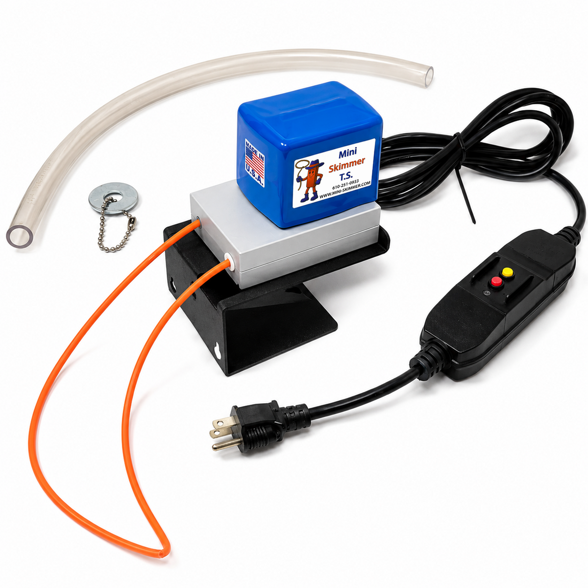 Mini-Skimmer T.S. tube oil skimmer 12 in reach