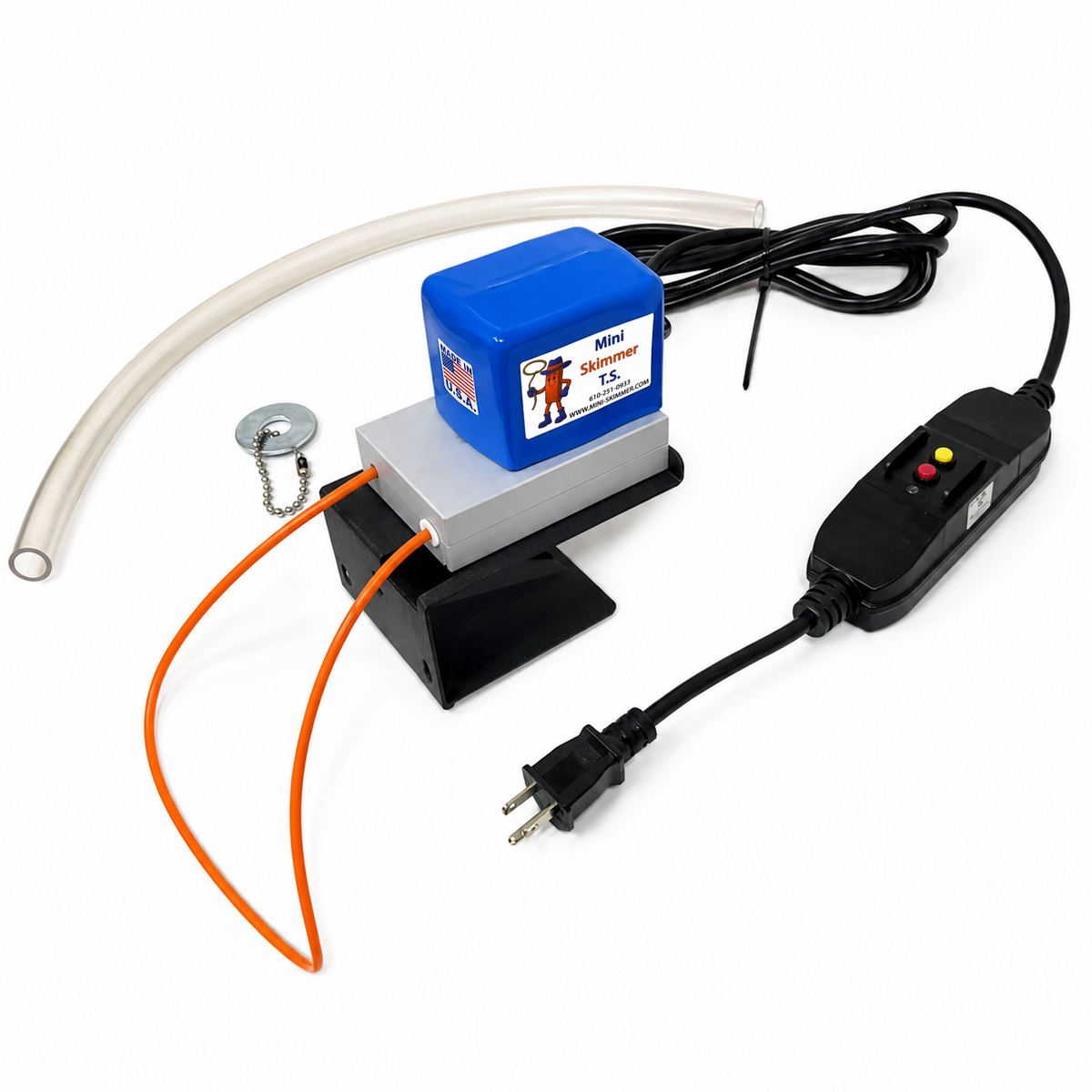 Mini-Skimmer T.S. tube oil skimmer 8 in reach