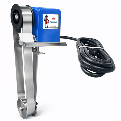 Mini-Skimmer stainless steel belt oil skimmer – 8 in reach