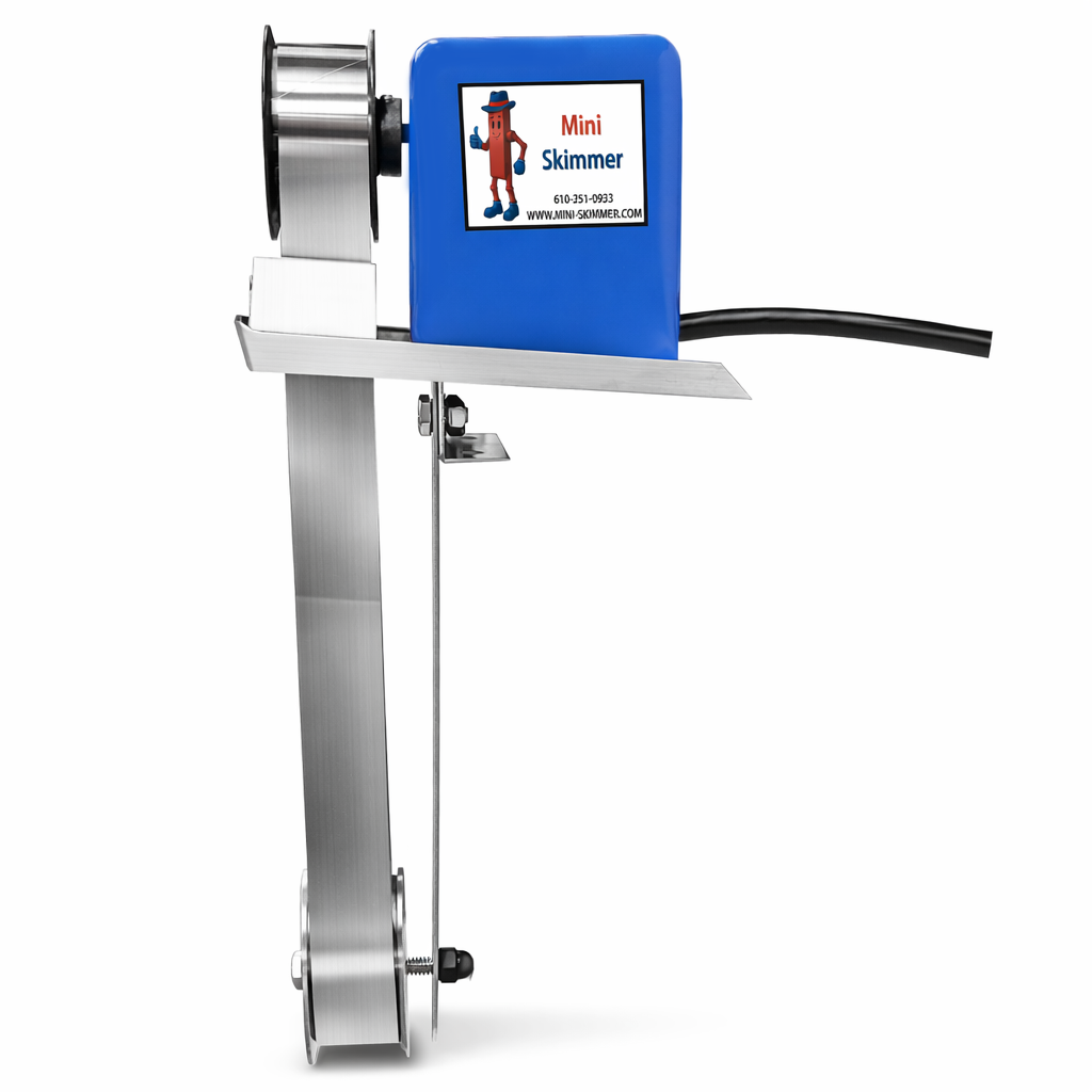 Mini-Skimmer stainless steel belt oil skimmer – 8 in reach