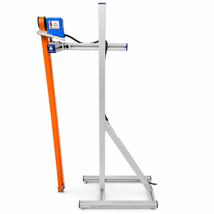 Mini-Skimmer adjustable stand with mounted belt oil skimmer