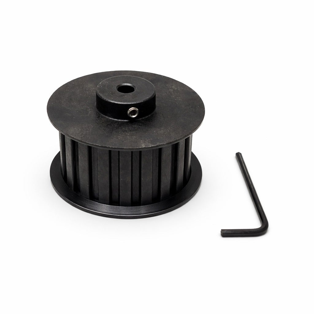 Mini-Skimmer drive pulley / drive wheel rear view