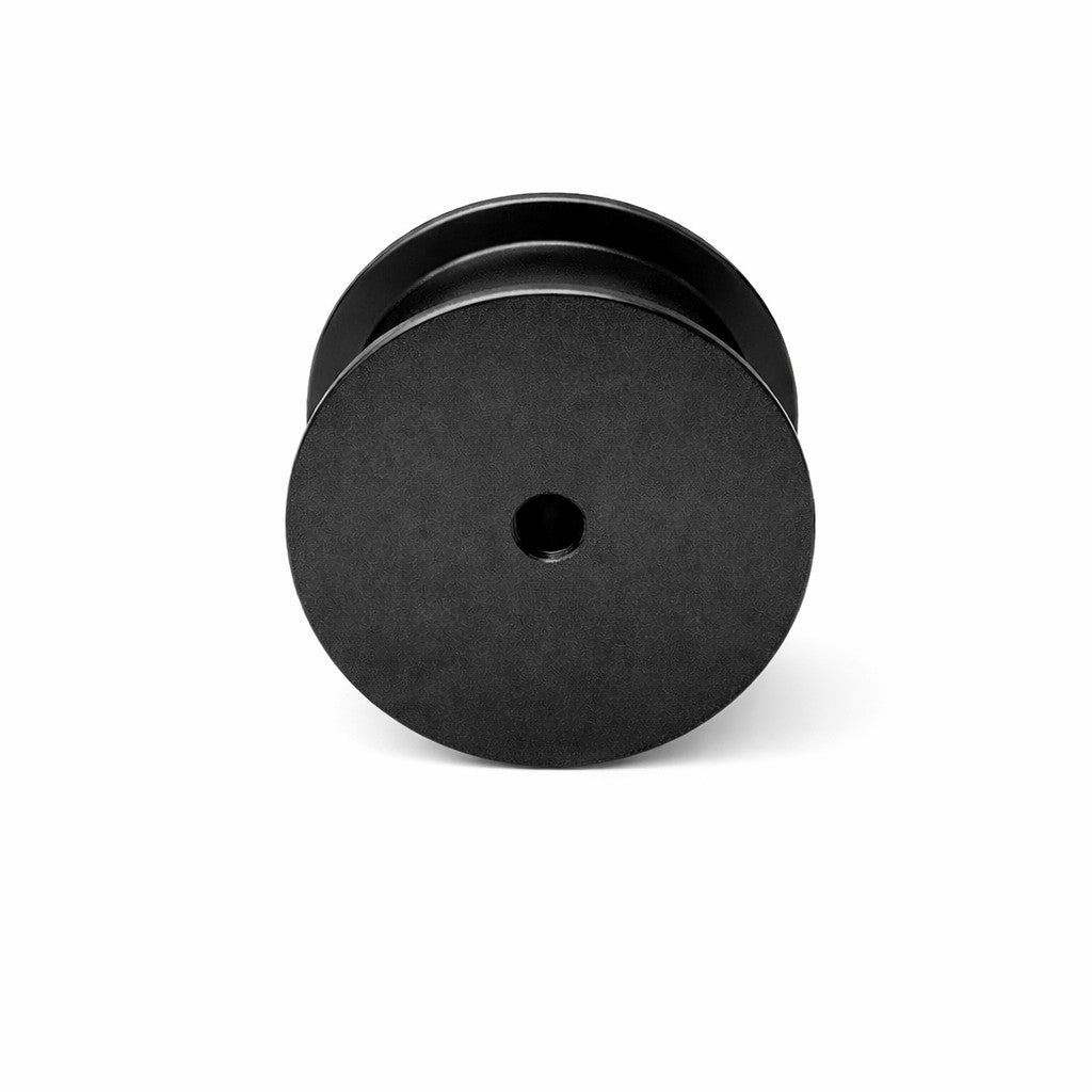 Mini-Skimmer powder-coated steel tail pulley end view