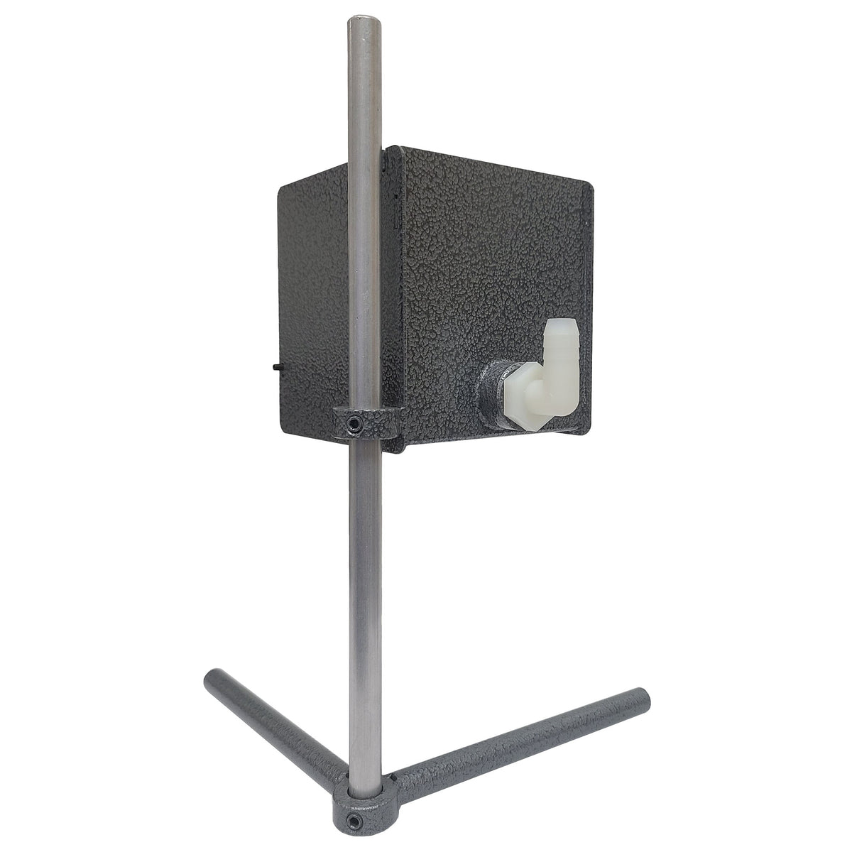 Skimerator shallow-draft replacement box assembly with stand