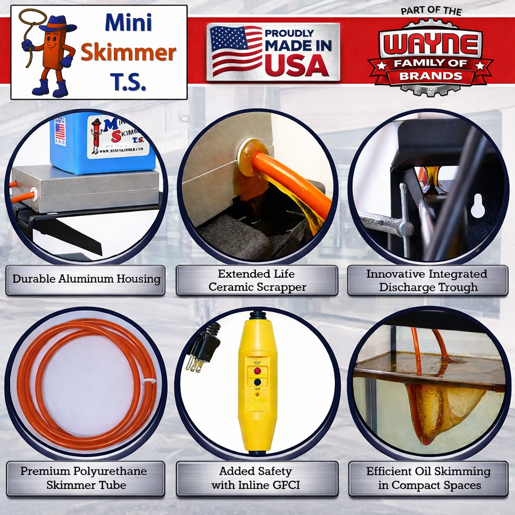 Mini-Skimmer T.S. tube oil skimmer alternate product view